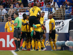 Los jamaicanos se encontraron rápidamente en ventaja con un gol de Barnes. (Foto: Getty)