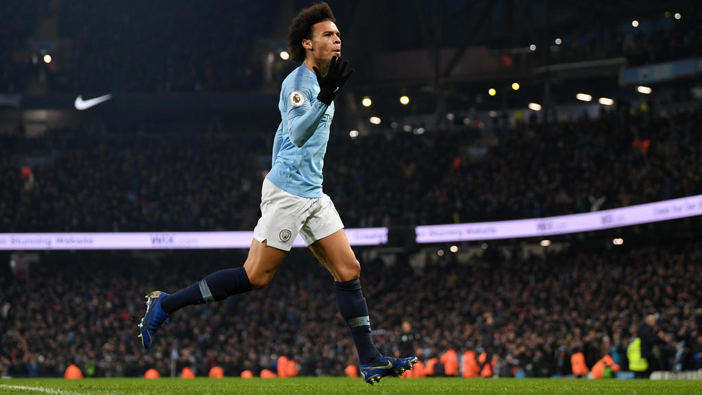 Leroy Sané bringt Manchester City zurück ins Titelrennen