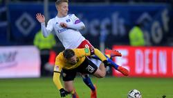 HSV schlägt Dynamo Dresden mit viel Mühe