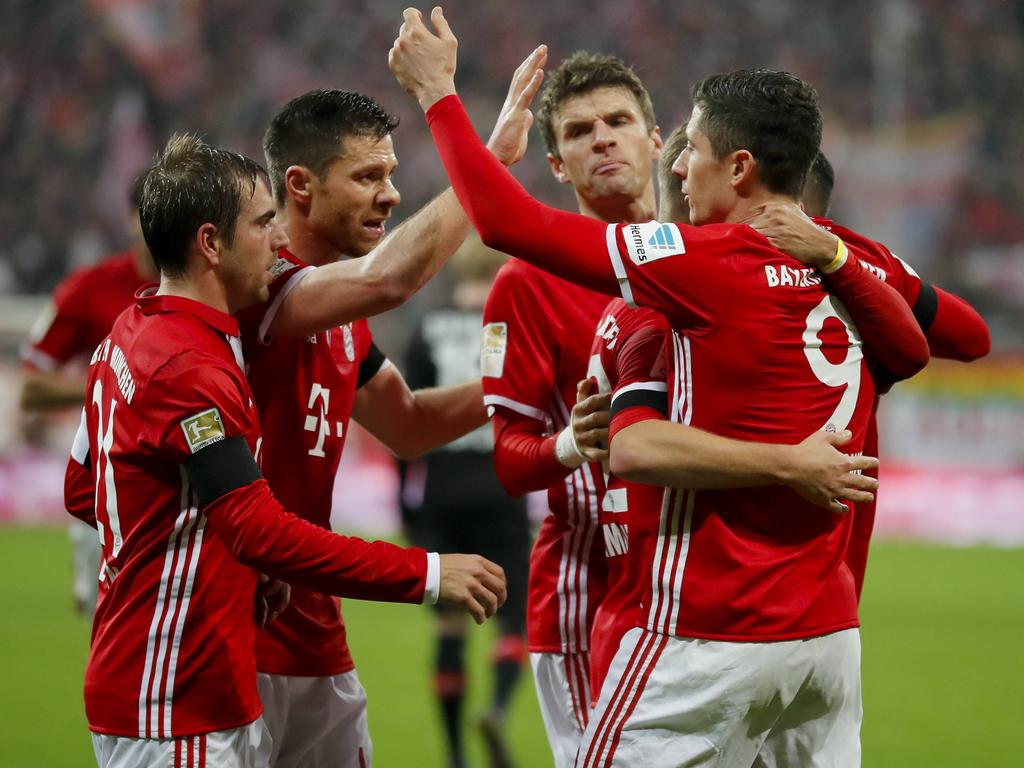 Die versammelten Bayern-Stars stehen auch der Liste zur möglichen Weltauswahl