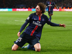 Rabiot celebra un tanto en la Champions en una imagen de archivo. (Foto: Getty)