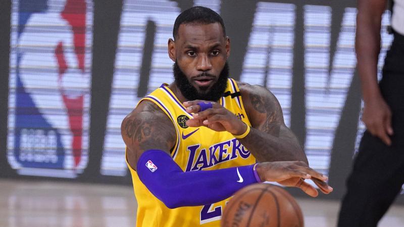 LeBron James und die Lakers stehen kurz vor dem Einzug ins Conference Final LeBron James und die Lakers stehen kurz vor dem Einzug ins Conference Final