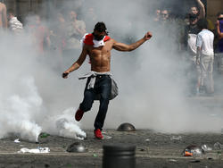 La violencia en las calles de Marsella dejó 35 heridos el sábado. (Foto: Getty)
