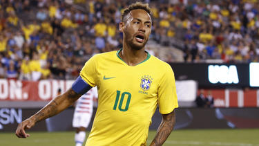 Neymar stand beim Auftritt der Brasilianer wieder einmal im Fokus
