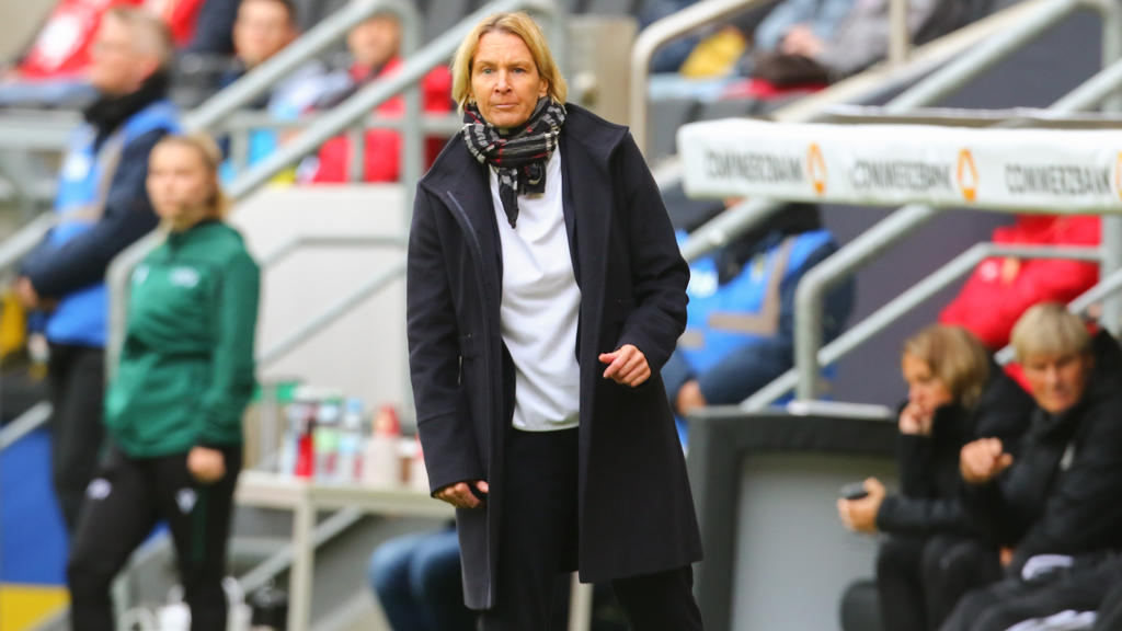Bundestrainerin Martina Voss-Tecklenburg peilt den nächsten Sieg an