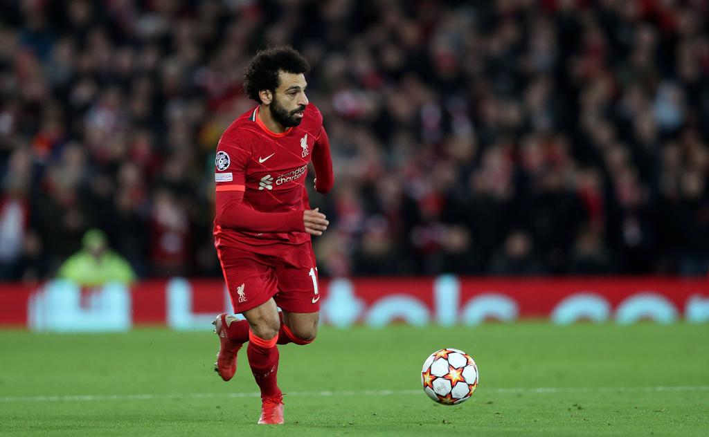 Egypt star Mohamed Salah (L) playing for Liverpool against Chelsea on January 2, 2022, in his final Premier League appearance before heading to the Africa Cup of Nations in Cameroon