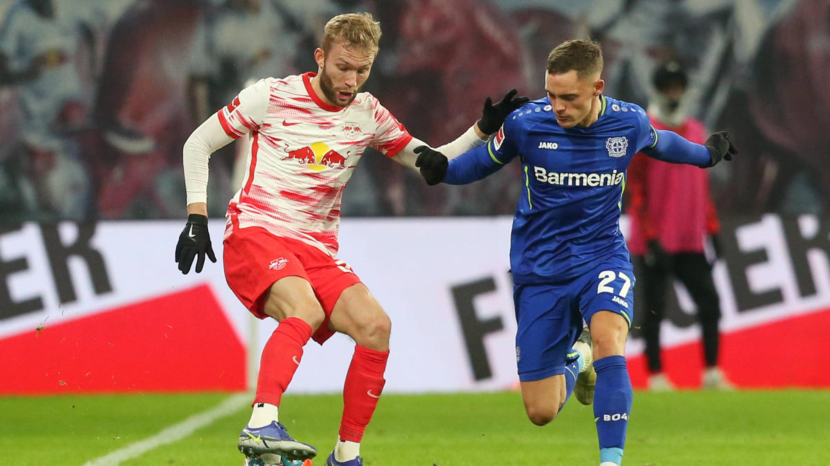 Konrad Laimer und Florian Wirtz (r.) sollen sich im Fokus des FC Bayern befinden