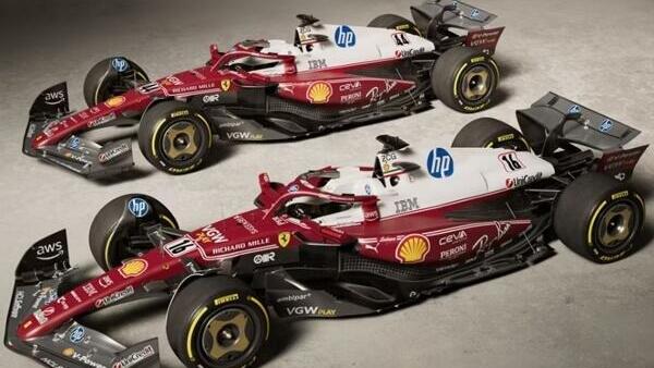 Die Ferrari-Sonderlackierung beim Italien-Grand-Prix 2025 in Monza
