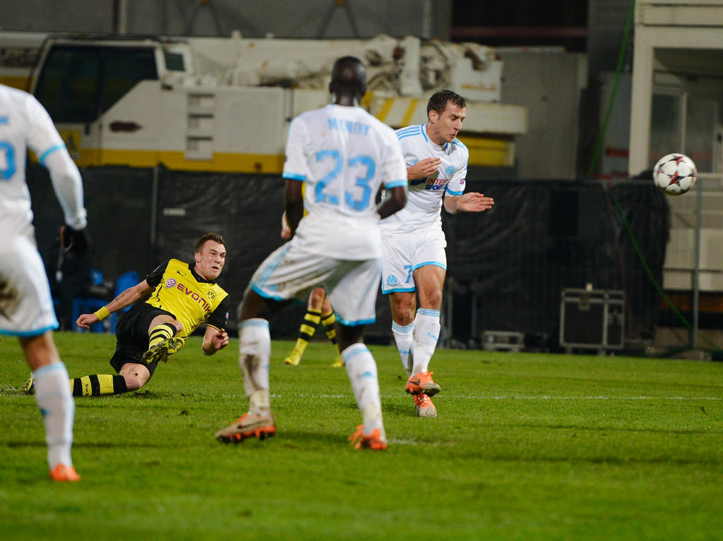 Kevin Großkreutz erzielt das goldene Tor gegen Marseille