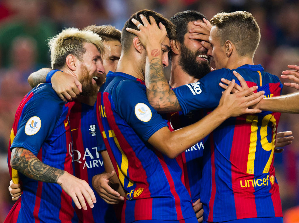 Der FC Barcelona darf sich über den ersten Titel der Saison freuen