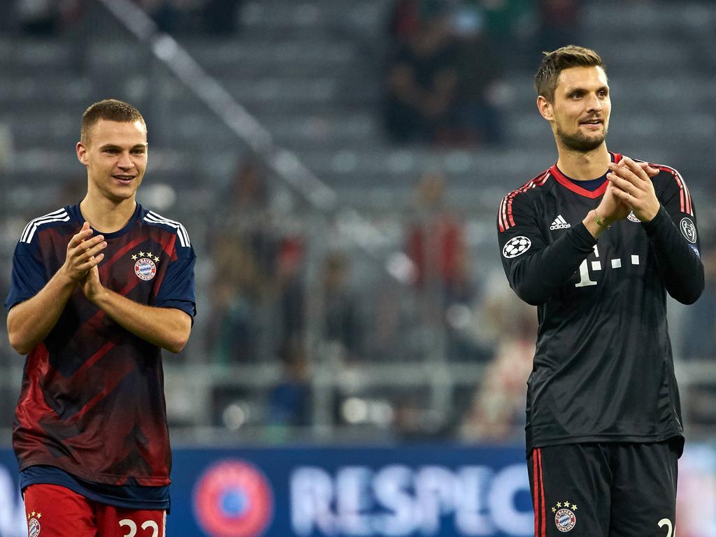 Joshua Kimmich und Sven Ulreich freuen sich auf Niko Kovac Joshua Kimmich und Sven Ulreich freuen sich auf Niko Kovac