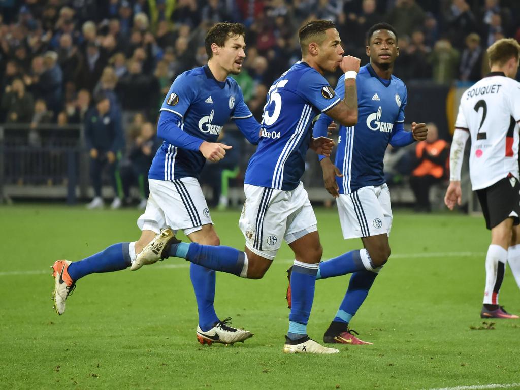 Schalke 04 hat einen Dreier in der Europa League eingefahren