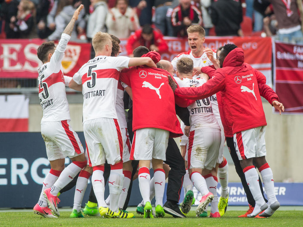Der VfB Stuttgart will am Sonntag aufsteigen
