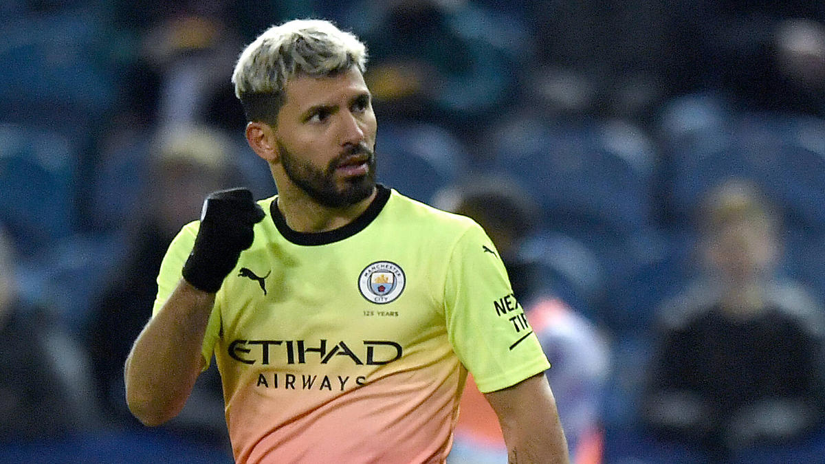 Kun Agüero erzielte den Siegtreffer für Manchester City Kun Agüero erzielte den Siegtreffer für Manchester City