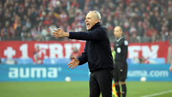 Freiburgs Trainer Christian Streich kreidete seinem Team Fehler an