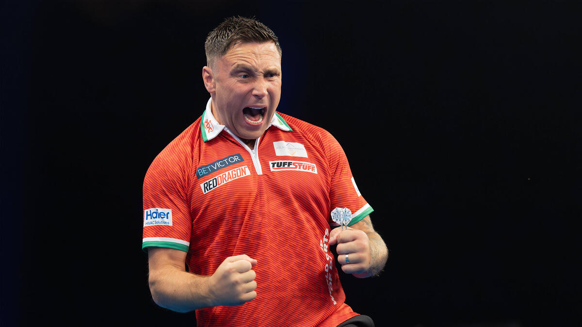 Darts-Gigant Gerwyn Price beim World Cup of Darts