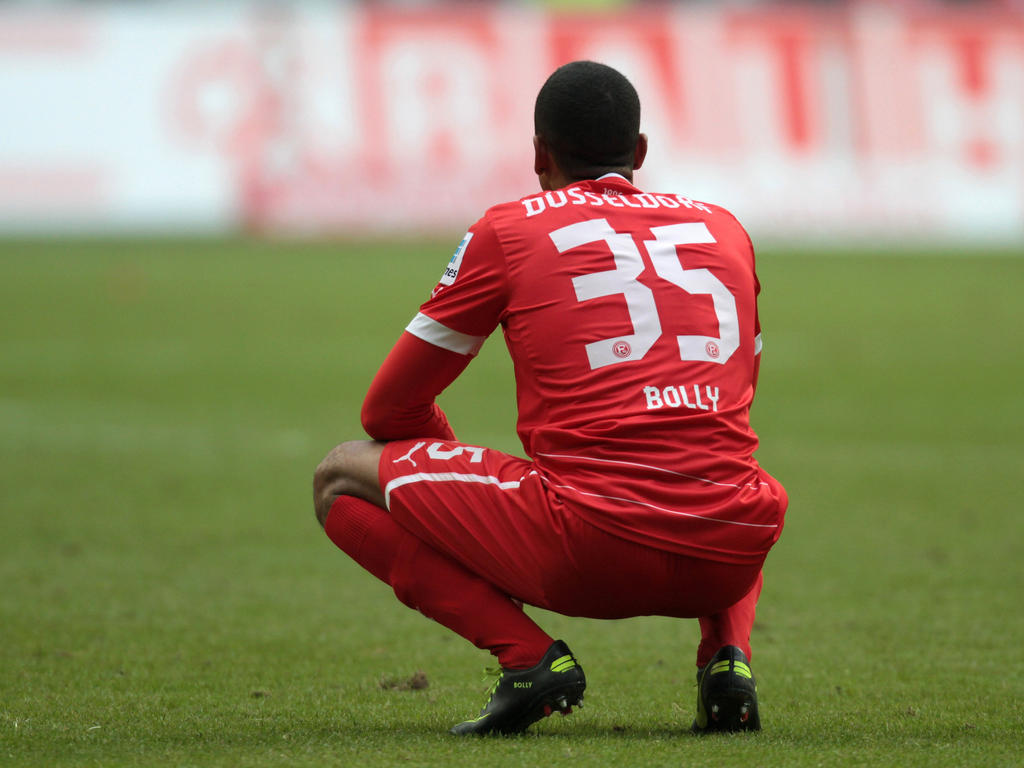Der Düsseldorfer Mathis Bolly wurde für vier Spiele gesperrt Der Düsseldorfer Mathis Bolly wurde für vier Spiele gesperrt