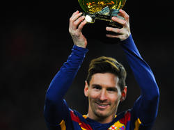 Messi pudo dedicar en este partido a la hinchada del Camp Nou el Balón de Oro. (Foto: Getty)