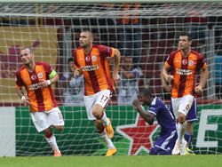 Het Turkse Galatasaray speelde thuis tegen RSC Anderlecht. De wedstrijd eindigde in een 1-1 eindstand. Champions League seizoen 2014/2015. (16-09-2014)