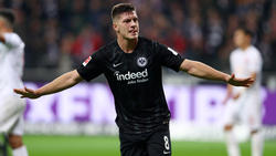Luka Jovic erwischte gegen Fortuna Düsseldorf eine echte Sternstunde