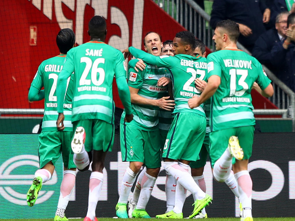Werder jubelt über den Derbysieg gegen den HSV