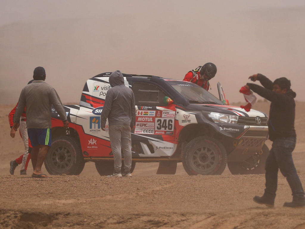 Nach einem Crash ist die Rallye Dakar für André Villas-Boas vorbei