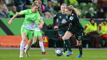 Wolfsburg behielt gegen Bremen knapp die Oberhand