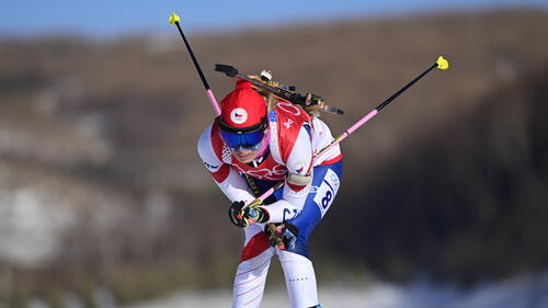 Eva Puskarcikova hatte 2022 ihre Biathlon-Karriere beendet
