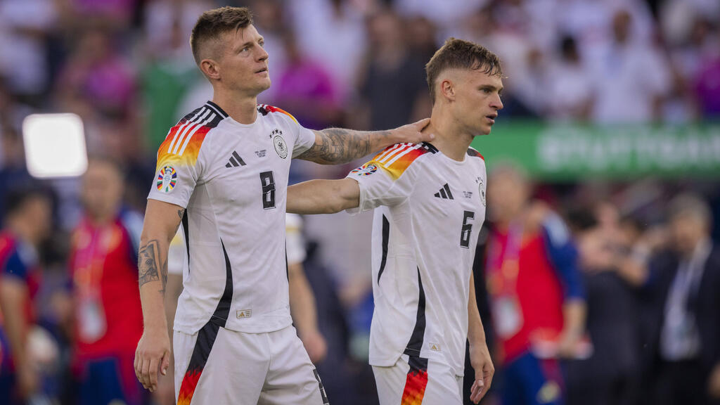 Toni Kroos und Joshua Kimmich kennen sich aus gemeinsamen Zeiten im DFB-Team