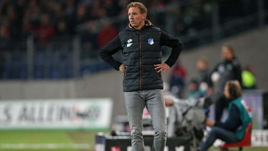 Trifft auf seinen künftigen Arbeitgeber: Hoffenheim-Coach Julian Nagelsmann