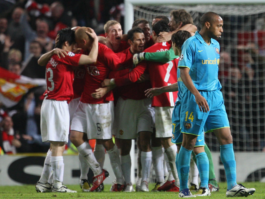 El Barça de Henry perdió en semifinales 2008 la útlima vez en Old Trafford. (Foto: Getty)