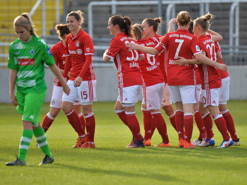 Die Damen des FC Bayern mühten sich zu einem Arbeitssieg