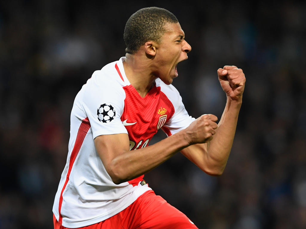 El joven talento del Mónaco Kylian Mbappé. (Foto: Getty)