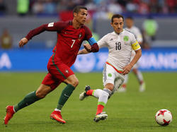 Trotz einer Ronaldo-Vorlage spielte Portugal nur Remis gegen Mexiko