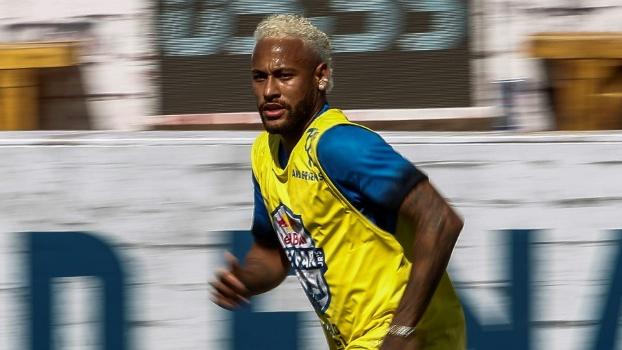 Neymar con su nuevo cambio de look.