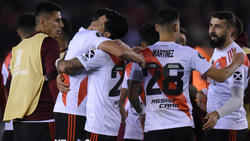 River Plate feiert das 2:0 gegen Stadtrivale Boca Juniors