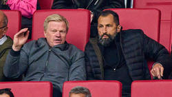 Bayerns Vorstandsvorsitzender Oliver Kahn (l.) und Sportvorstand Hasan Salihamidzic