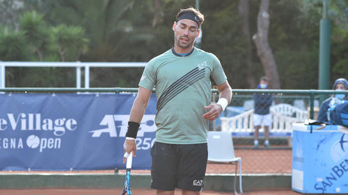 Bei Fabio Fognini wurde das Coronavirus festgestellt