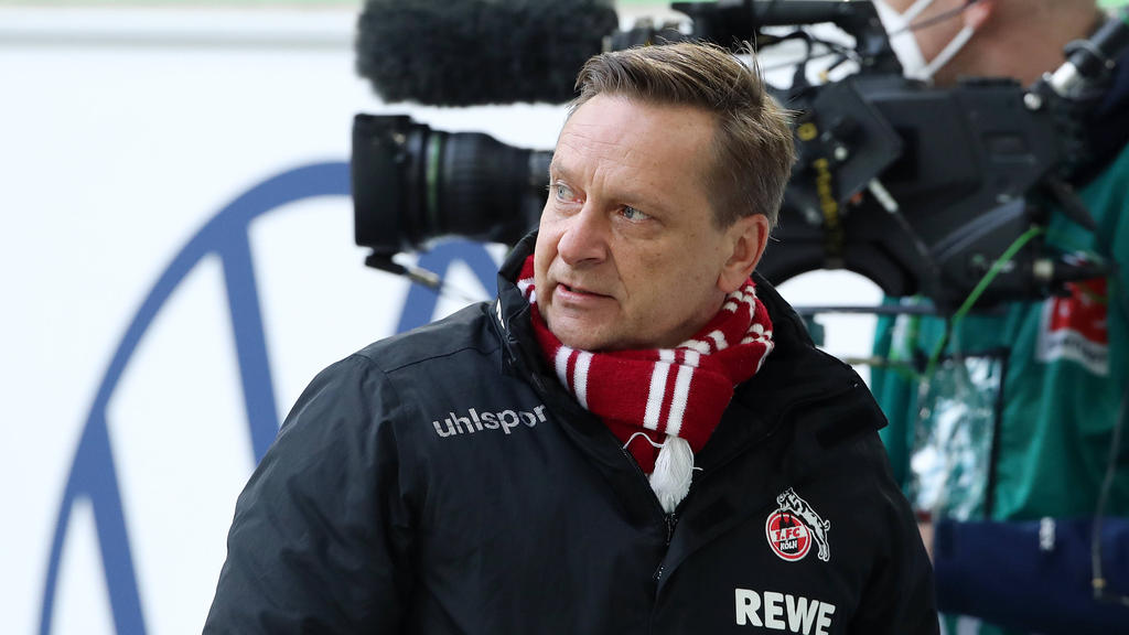 Horst Heldt hätte HSV-Stürmer Simon Terodde gerne beim 1. FC Köln gehalten