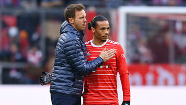Julian Nagelsmann und Leroy Sané kennen sich noch vom FC Bayern