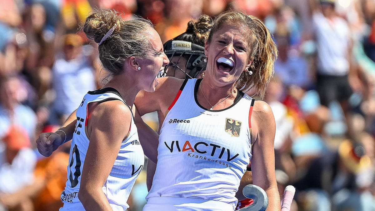 Jubel bei den Hockey-Frauen