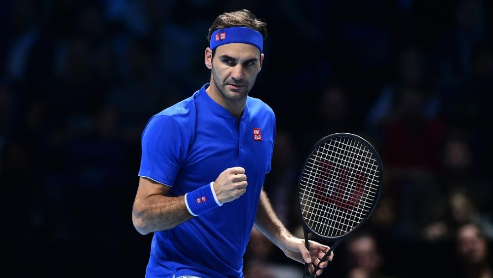 Unter den letzten Vier: Roger Federer