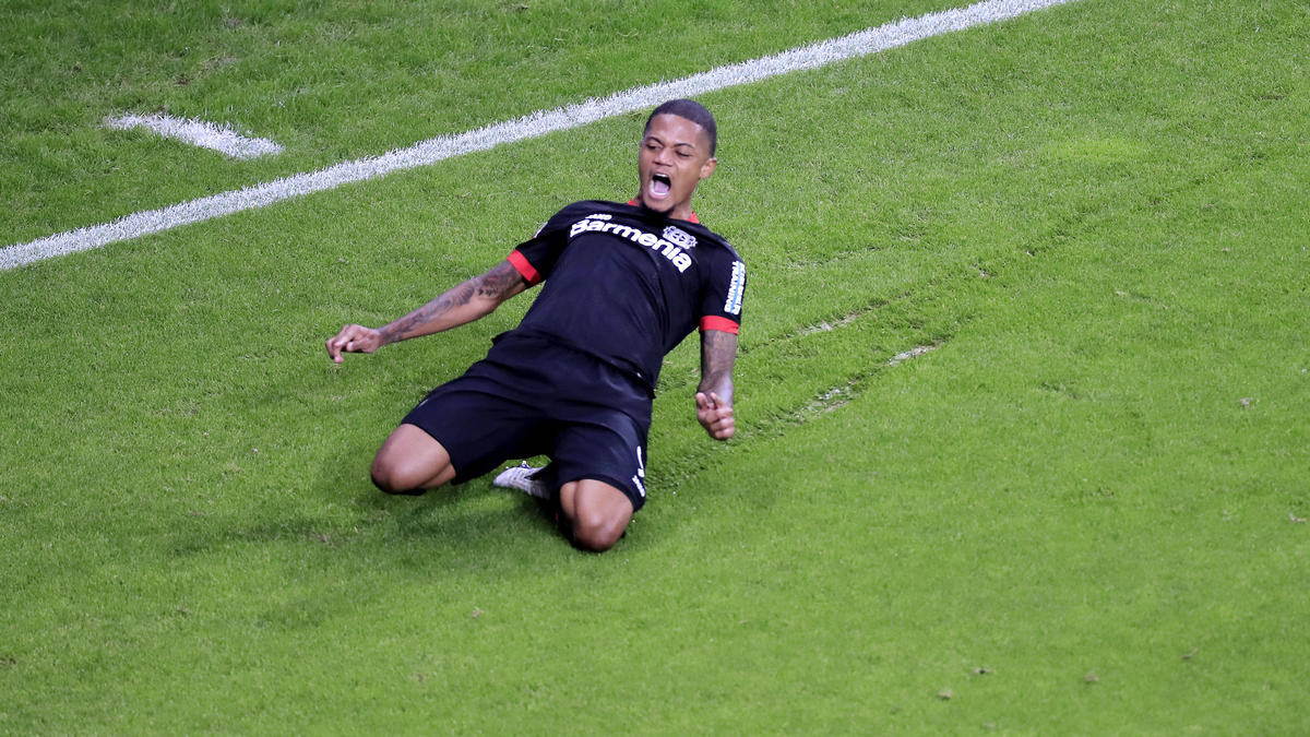 Leon Bailey traf für Bayer Leverkusen Leon Bailey traf für Bayer Leverkusen