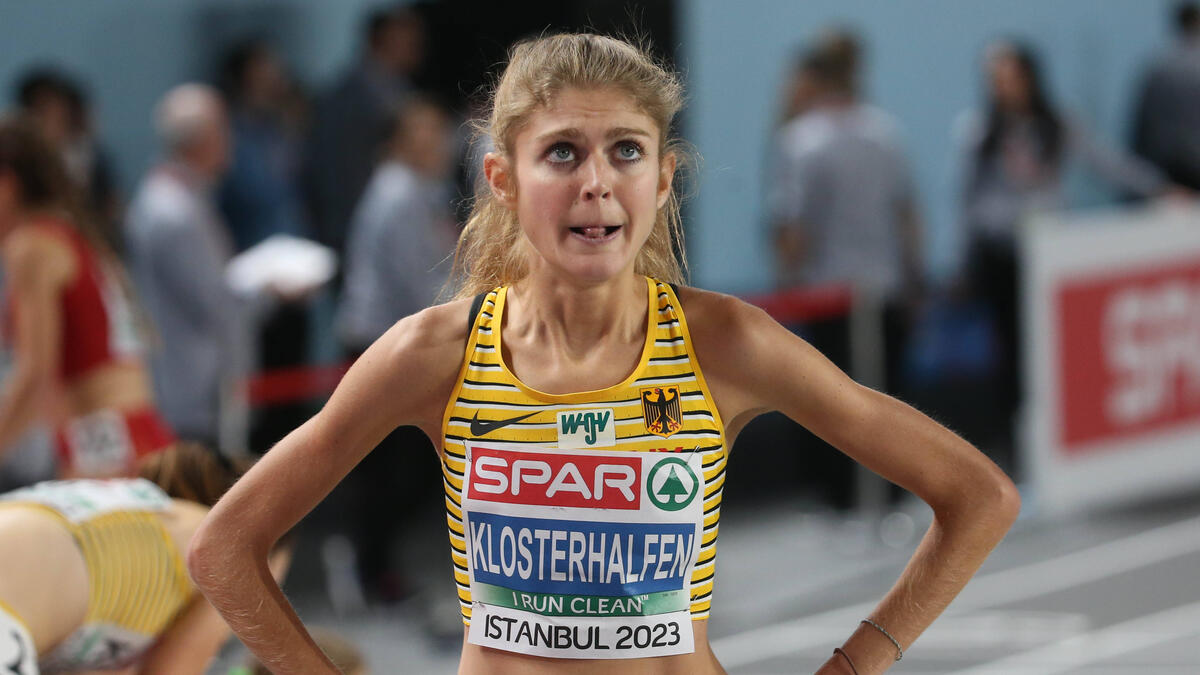 Beim ersten Start im Olympia-Jahr klappt es für Konstanze Klosterhalfen nicht wie erhofft.