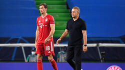 Leon Goretzka und Hansi Flick arbeiteten beim FC Bayern zusammen