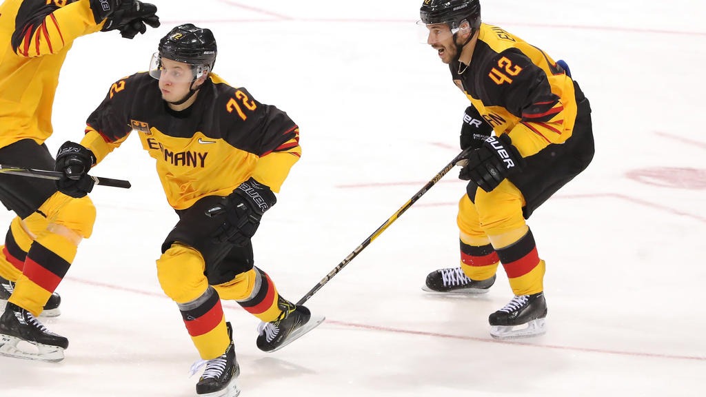 Dominik Kahun (l.) und Yasin Ehliz wollen in der NHL Fuß fassen