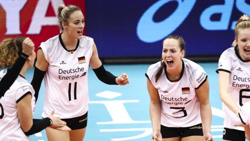 Siegreich in China: Deutschlands Volleyballerinnen Siegreich in China: Deutschlands Volleyballerinnen