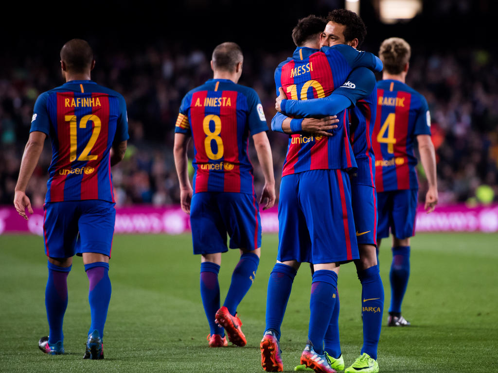 Lionel Messi war wieder einmal der gefeierte Held auf Seiten Barcelonas