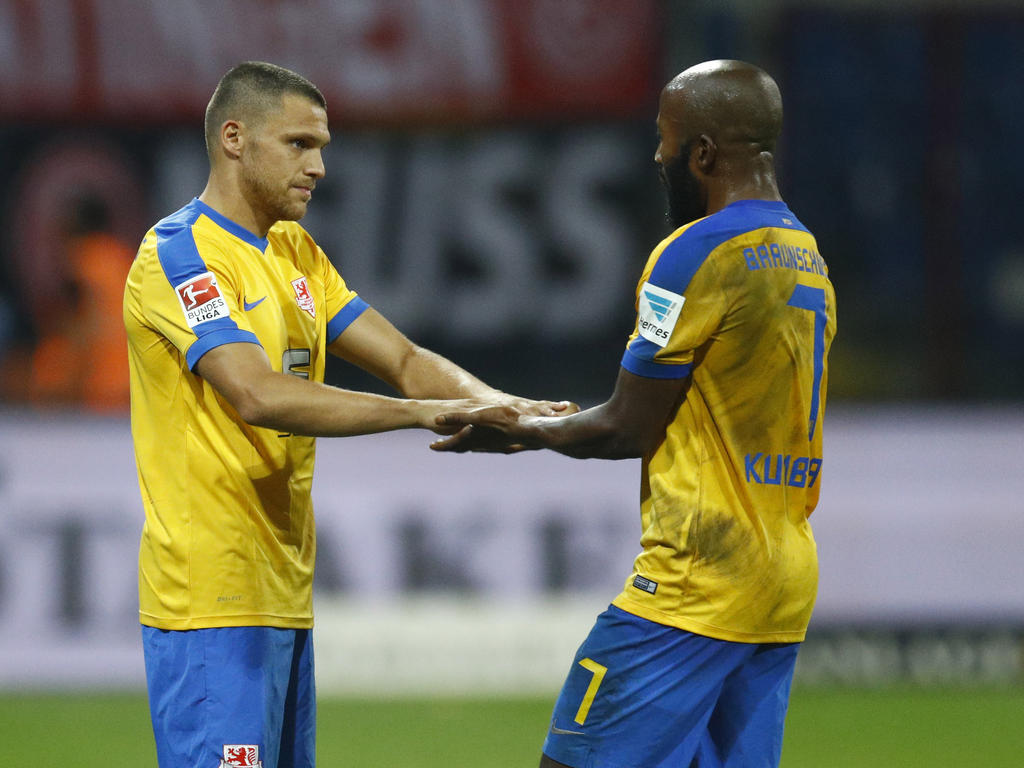 Mirko Boland und Domi Kumbela bleiben über die Saison hinaus bei Braunschweig