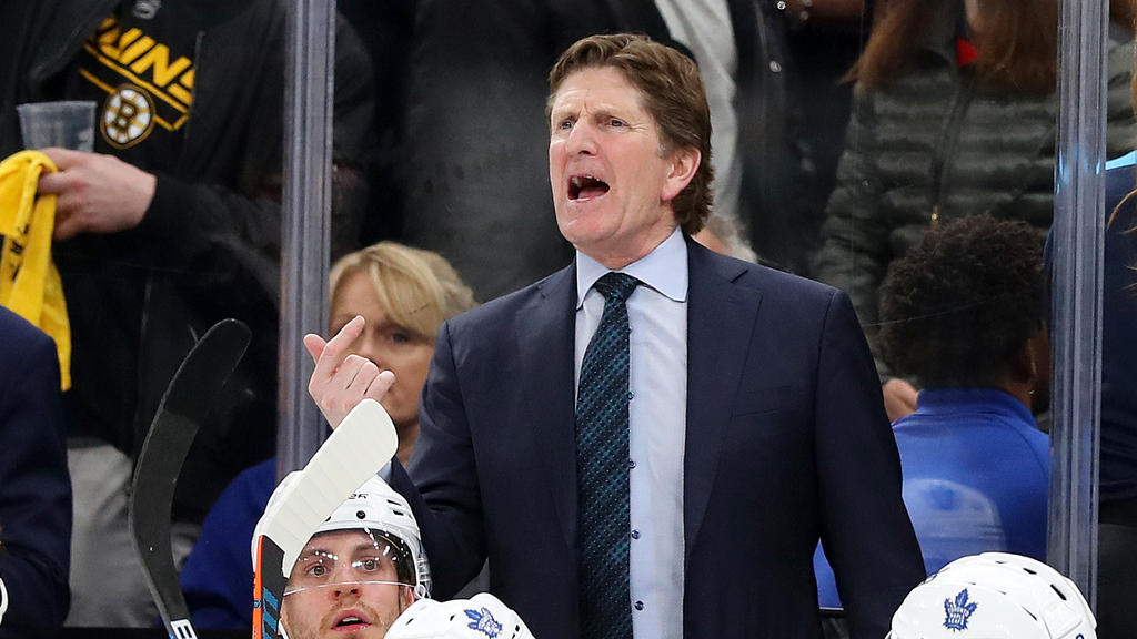 Ist nicht länger Trainer der Toronto Maple Leafs: Mike Babcock Ist nicht länger Trainer der Toronto Maple Leafs: Mike Babcock